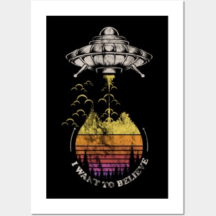 I Want To Believe Posters and Art